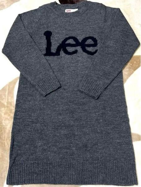 LEE ニット ワンピース Sサイズ レディース 美品 ニットワンピース 長袖 セーター