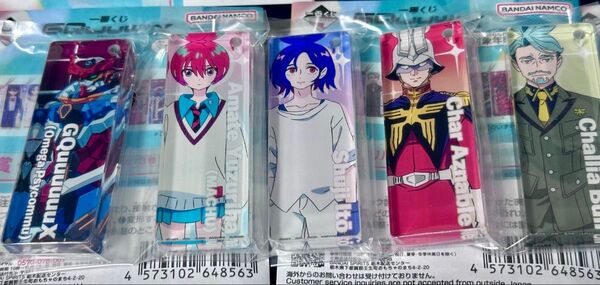 【E賞】 一番くじ 機動戦士Gundam GQuuuuuuX ジークアクス vol.2 アクリルチャーム ガンダム 5種セット