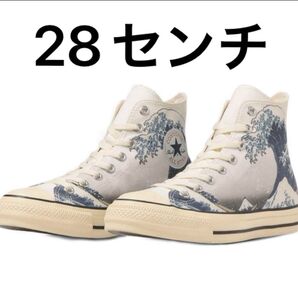 【28センチ】コンバース UKIYOEPRINT HI 葛飾北斎