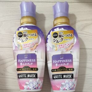 【7本セット】レノア HAPPINESS 夢ふわタッチ 5つ星HOTEL推奨 WHITE MUSK 柔軟剤