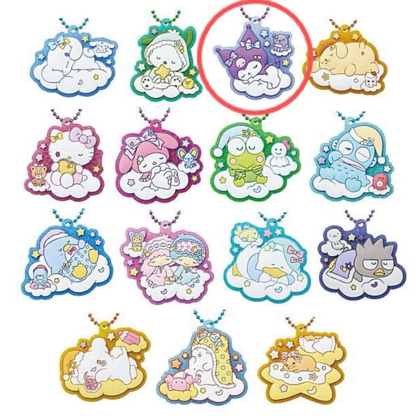 サンリオキャラクターズ ぷっくりラバマスグミ6 食玩クロミ バンダイ