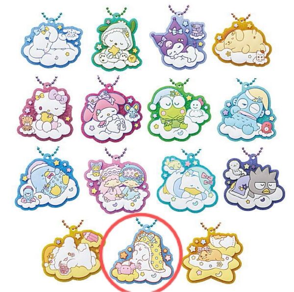 サンリオキャラクターズ ぷっくりラバマスグミ6 食玩 まるもふびより バンダイ