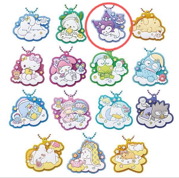 サンリオキャラクターズ ぷっくりラバマスグミ6【食玩】 バンダイ クロミ
