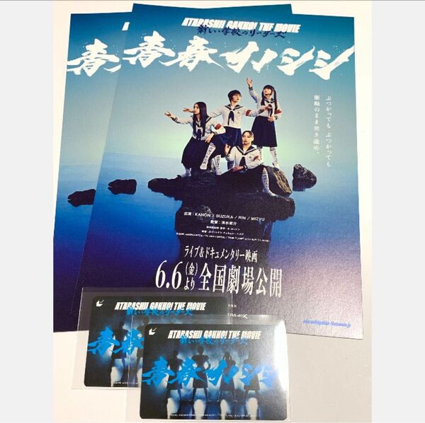 ムビチケ2枚【新品未使用】新しい学校のリーダーズ 映画「青春イノシシ」 映画告知フライヤー2枚付き 新しい学校 ザ ムービー