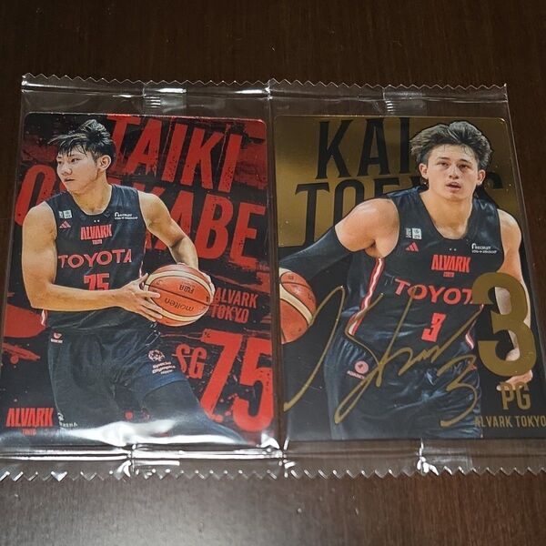 B.LEAGUE ウエハース 2024-25 アルバルク東京 人気選手カード 2枚セット