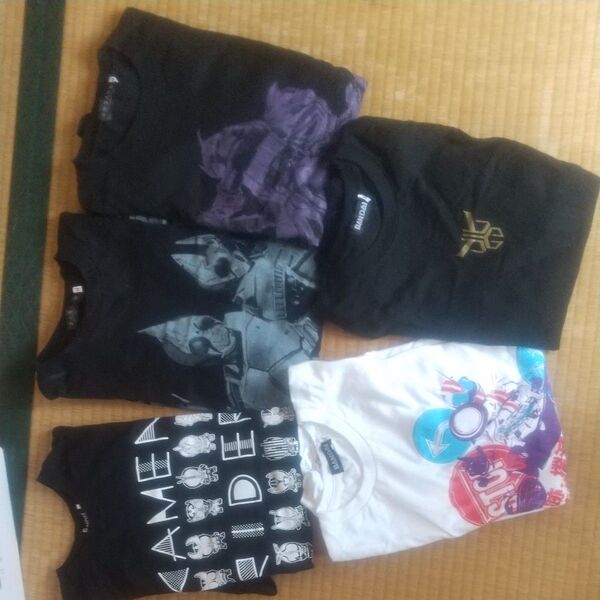 美品XLサイズ仮面ライダーシリーズTシャツ 5枚セット まとめ売り