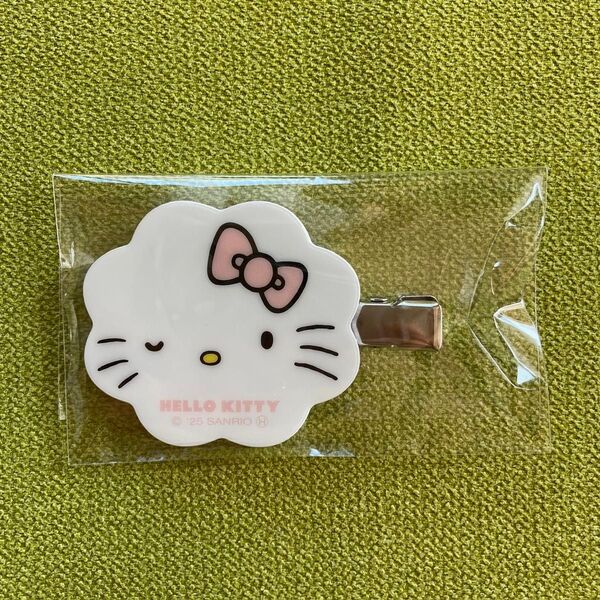 サンリオ ハローキティ ヘアクリップ 前髪クリップ 1個 ピンク