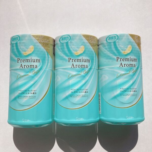エステー トイレの消臭力 Premium Aroma プレミアムアロマ エターナルギフト 400ml 3個セット