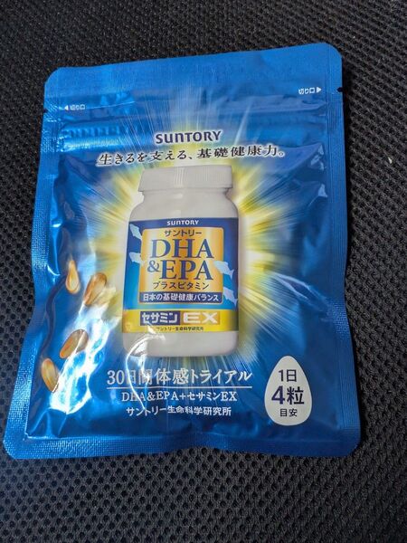 新品未開封 サントリー DHA&EPA+セサミンEX 120粒 30日分