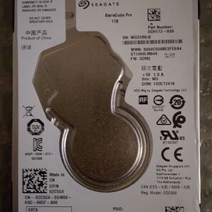Seagate 2.5インチ HDD 1TB Barracuda PRO 7200rpm 7mm厚