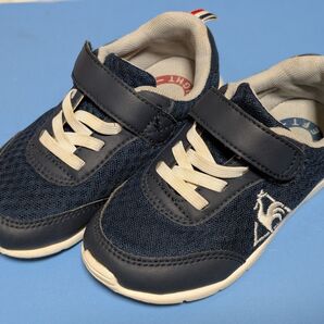le coq sportif キッズシューズ ネイビー 紺色 16cm