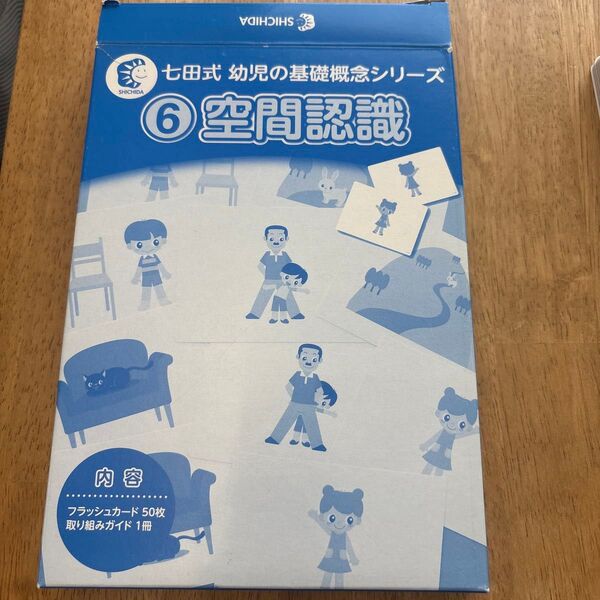 七田式 幼児の基礎概念シリーズ 空間認識 フラッシュカード