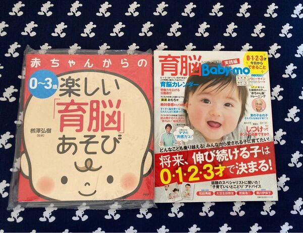 育児書2冊セット 赤ちゃんからの育脳あそび 育脳ベビモ