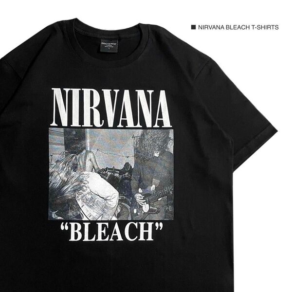 NIRVANA ニルヴァーナ XL 半袖 Tシャツ ロック バンドT カートコバーン BLEACH