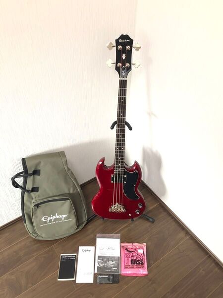 Epiphone EB-0 Cherry ベース レッド エレキベース