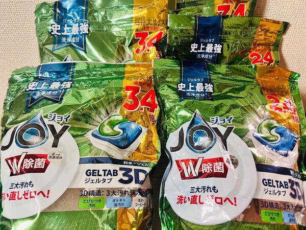 JOY ジョイ W除菌 ジェルタブ 3D食器洗い乾燥機専用洗剤