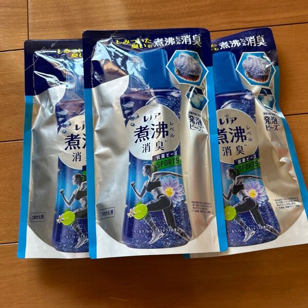 レノア煮沸レベル消臭抗菌ビーズ スポーツ クールリフレッシュ&シトラスの香り つめかえ用 365mL P&G