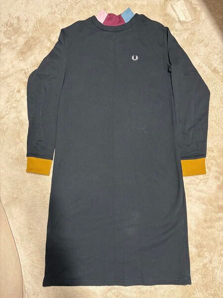 FRED PERRY ワンピース ブラック サイズUK10