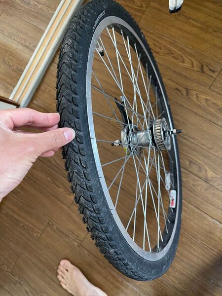 bridgestone 電動アシスト自転車用 後輪 26*1、75
