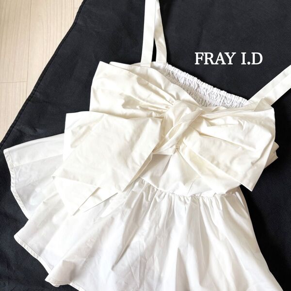FRAY I.D ペプラムリボントップス フレイアイディー ブラウス