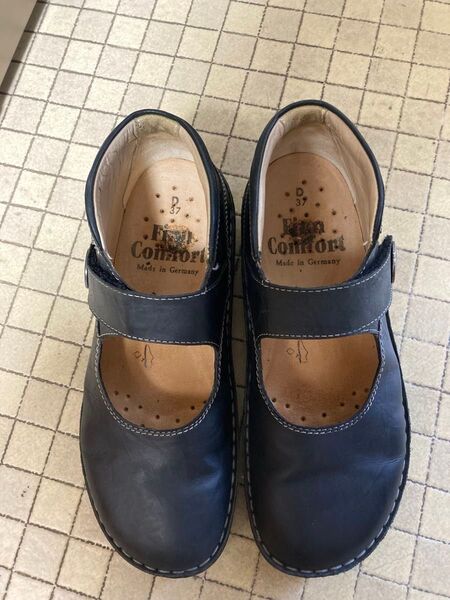 Finn Comfort フィンコンフォート 革靴 黒 37 23.5ドイツ製