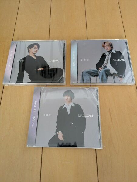 Kis-My-Ft2 MAGFACT ソロビジュアル盤 藤ヶ谷太輔 宮田俊哉 千賀健永 3枚セット