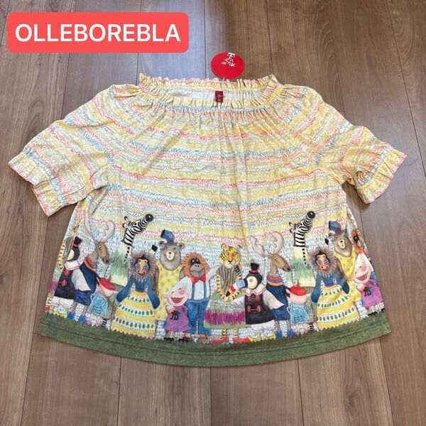 【新品タグ付き】OLLEBOREBLA アルベロベロ カットソー アニマル Mサイズ