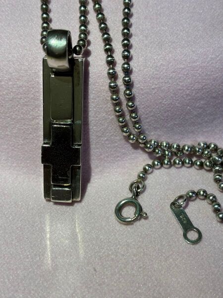 値下げしました シルバー925ネックレス クロスモチーフ 925刻印