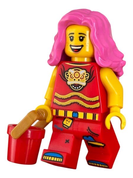 レゴ LEGO ミニフィグ 女性 赤色 アイテムセット