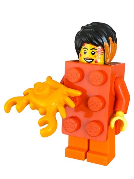 レゴ LEGO ミニフィグ 濃オレンジブロックマン アイテムセット