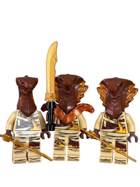レゴ LEGO ミニフィグ 敵 ヘビヘビ ニンジャゴー 炎の章 3体+アイテム付