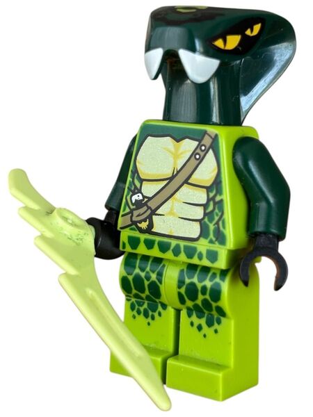 レゴ LEGO ミニフィグ ニンジャゴー 敵 ヘビヘビ族 スピッタ アイテム付