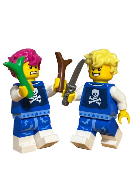 レゴ LEGO ミニフィグ 海賊ごっこ 友達 兄弟 アイテムセット