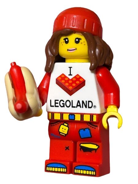 レゴ LEGO ミニフィグ 赤色 アイラブレゴランド 女の子 アイテムセット