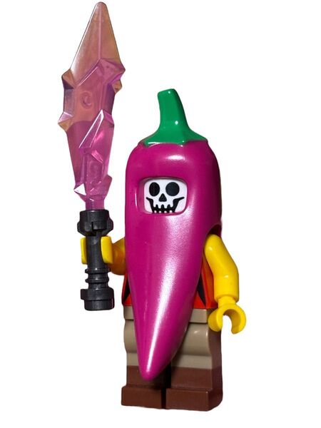レゴ LEGO ミニフィグ ガイコツ とうがらし 被り物 おばけ アイテムセット