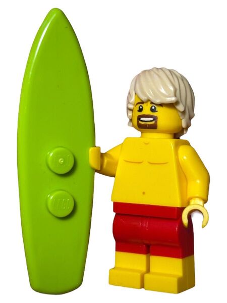 レゴ LEGO ミニフィグ 海 水着 サーファー アイテムセット