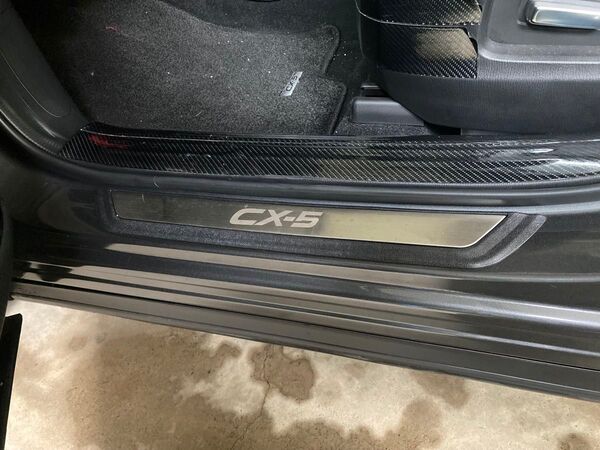 マツダ CX-5 KF系 スカッフプレート シルバー 4個セット