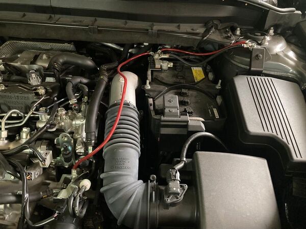 マツダ CX-5(KF)にて使用 RECHARGE製 サイクロンアースセットCX-5 CX-8用