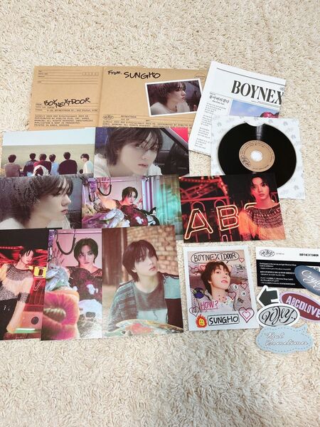boynextdoor ソンホ letter ポラロイド