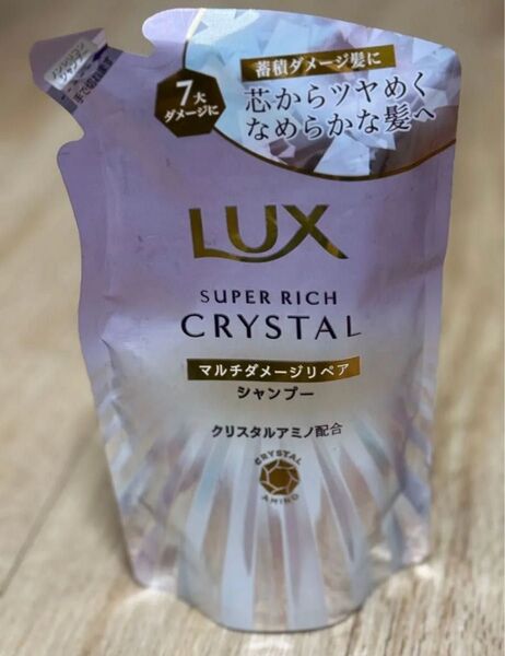 LUX スーパーリッチクリスタル マルチダメージリペア シャンプー つめかえ 300g