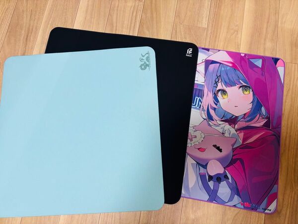 マウスパッド3枚セット FreeFall SV、VSPO gear(ぶいすぽ)