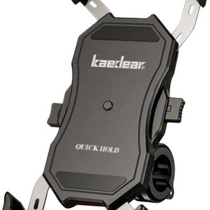 カエディア KDR-M11C(ブラック)バイク用 スマホホルダー【新品・未開封】