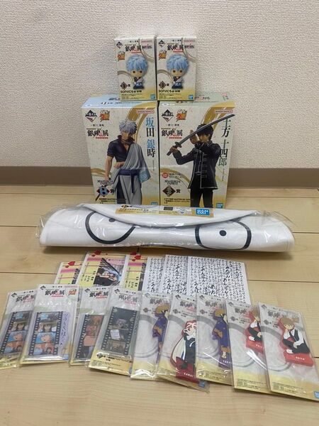 一番くじ 銀魂 生誕20周年記念 銀魂展 ~はたちのつどい~ B賞 坂田銀時フィギア ラストワン賞 土方 十四郎フィギア D賞