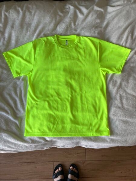 グリマー glimmer Tシャツ 3l 黄色 イエロー 速乾 メッシュ ドライ メンズ レディース ビッグサイズ トレーニング