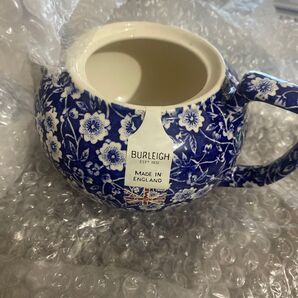 Burleigh Calico ティーポット ブルー系 未使用