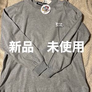 なにわ男子 GUコラボ ヘビーウェイトビックティー Lサイズ グレー 長袖 ロンT ロングTシャツ 新品未使用 タグ付き