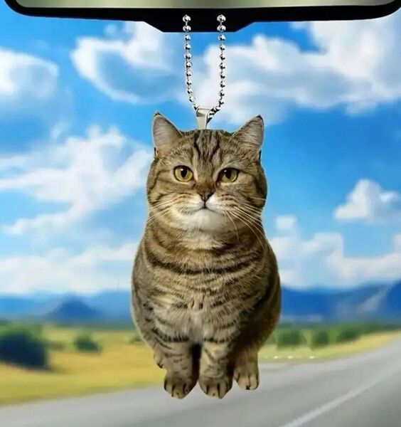 キジトラ キーホルダー オーナメント 飾り 猫 ネコ ねこ アクリル