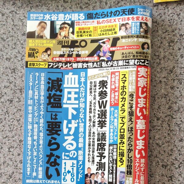 週刊ポスト 2025年4月25日号 (小学館)