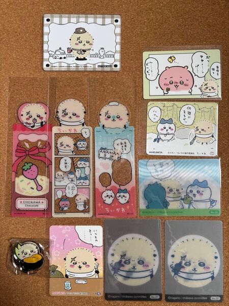 ちいかわ 紙類 ラッコセット (ブックマーク/ちいぽけ/報酬袋/ちいかわ寿司/アクリルスタンド/カード/ステッカー)