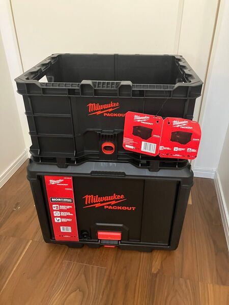 キャビネットxコンテナトレー milwaukee packoutミルウォーキーパックアウト